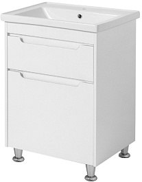 Ceruttispa Тумба с раковиной Эмилия white 60 – фотография-1